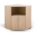 Ъглов шкаф Roma RU в цвят дъб 72/3 x 72/37 x 95 см