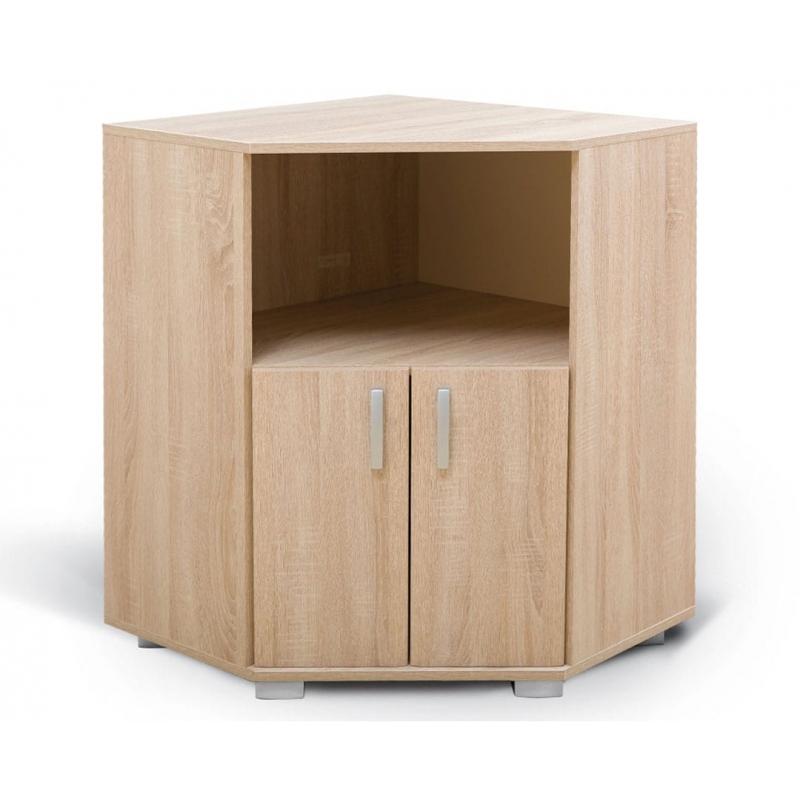 Ъглов шкаф Roma RU в цвят дъб 72/3 x 72/37 x 95 см