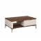 Холна маса Nila в цвят орех/кашмир 95/60/36.5 см