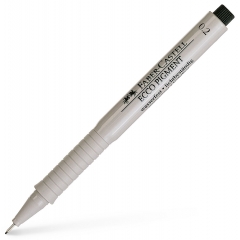 Тънкописец Faber-Castell Ecco-Pigment 0.2 черен