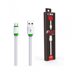 Кабел MicroUSB EMYMY 445