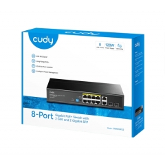 Комутатор CUDY GS1010PS2