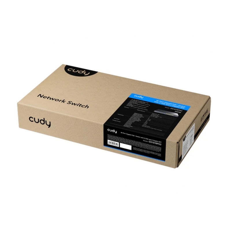 Комутатор CUDY GS1018PS2