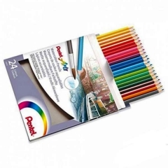 Цветни моливи Pentel Arts акварел 24цв