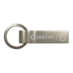 Флаш памет USB Platinet 16GB, 2.0, метална