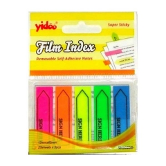Индекси PVC 5/12/45 mm x 25 листа неон Sing Here