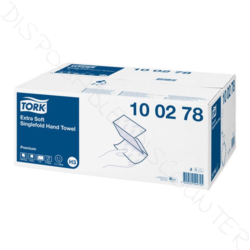 Кърпи за ръце Tork, H3, 100278, кашон 15 пакета | Санитарни консумативи и диспенсъри | ПОЧИСТВАНЕ И ПОДДРЪЖКА