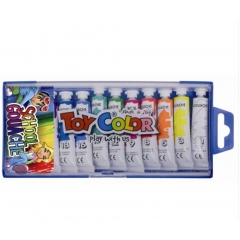 Темперни бои Toy Color 12 цвята по 7,5 ml