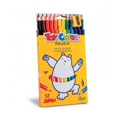 Цветни моливи Toy Color Jumbo 12 цвята