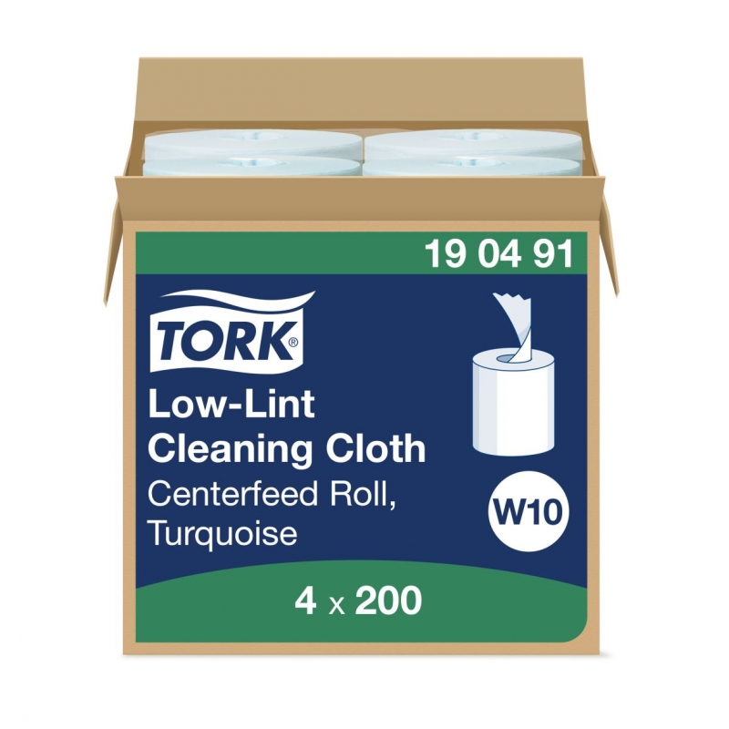Кърпи на ролка за дезинфекционна кофа Tork, W10, 190491, кашон | Санитарни консумативи и диспенсъри | ПОЧИСТВАНЕ И ПОДДРЪЖКА
