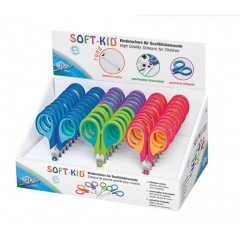 Ножица за деца Wedo с гумирани дръжки Soft-Kid